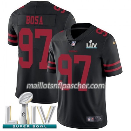 Maillot San Francisco 49ers Nick Bosa 97 Nike Noir 2020 Super Bowl LIV - Homme Maillot San Francisco 49ers Nick Bosa 97 Nike Noir 2020 Super Bowl LIV - Homme
